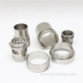 custom CNC turning machining stainless steel pipe fittings